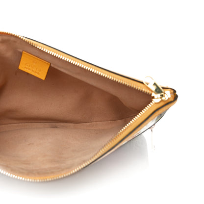 Gucci GG Supreme Monogram Flora Large Ophidia Pouch Clutch Beige Multicolor Crop 5 of 14