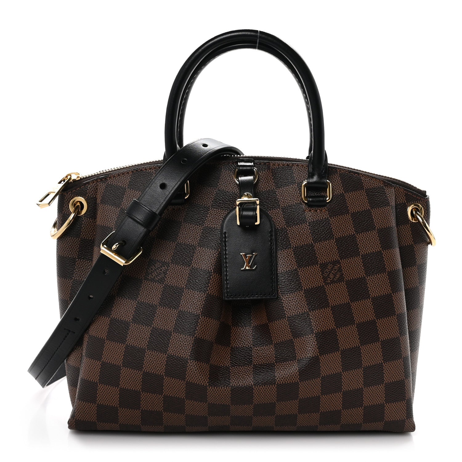 Louis Vuitton Damier Ebene Odeon Tote PM Black 1 of 10