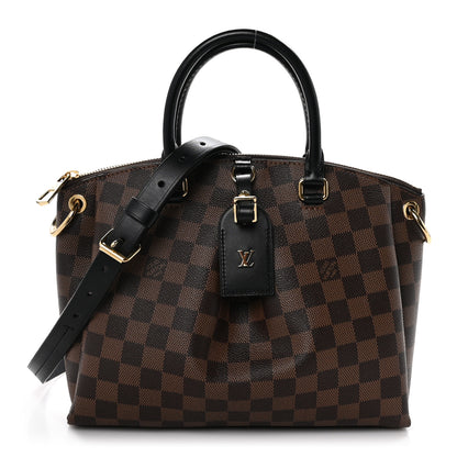 Louis Vuitton Damier Ebene Odeon Tote PM Black 1 of 10