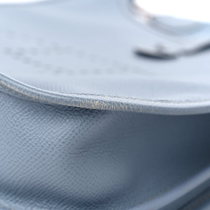 Hermes Epsom Evelyne III PM Bleu Lin 10 of 11