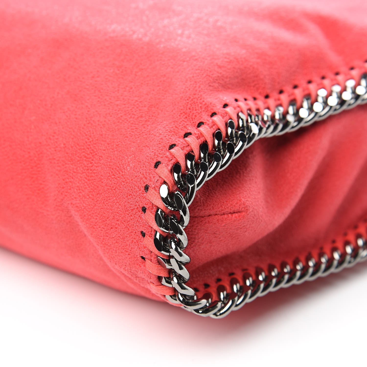 Stella McCartney Shaggy Deer Small Falabella Tote Pink Fluo 9 of 9