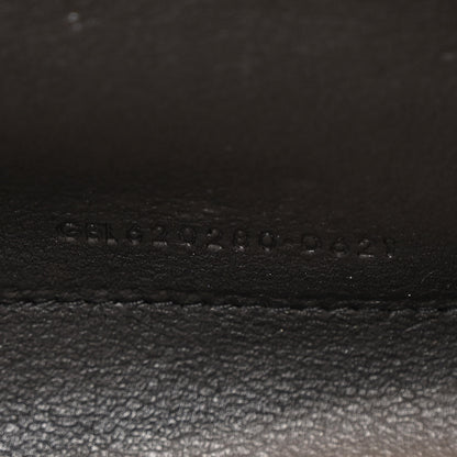 Saint Laurent Grain De Poudre Mixed Matelasse Triquilt Monogram Chain Wallet Dark Beige 8 of 11