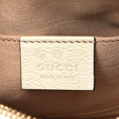 Gucci Textured Dollar Calfskin Web Mini Ophidia Shoulder Bag Mystic White 6 of 10