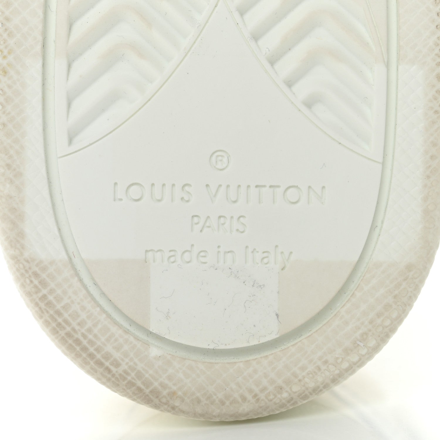 Louis Vuitton Metallic Calfskin Embossed Monogram Boombox Sneakers 36.5 White Silver 8 of 10