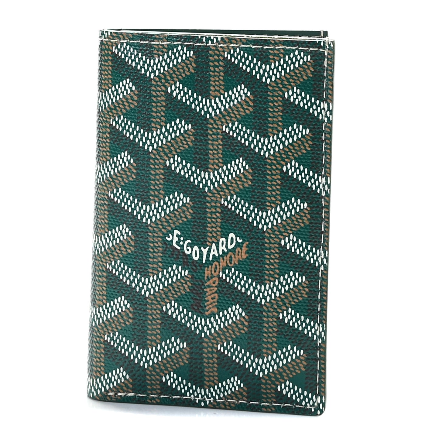 Goyardine Saint Pierre Card Holder Green