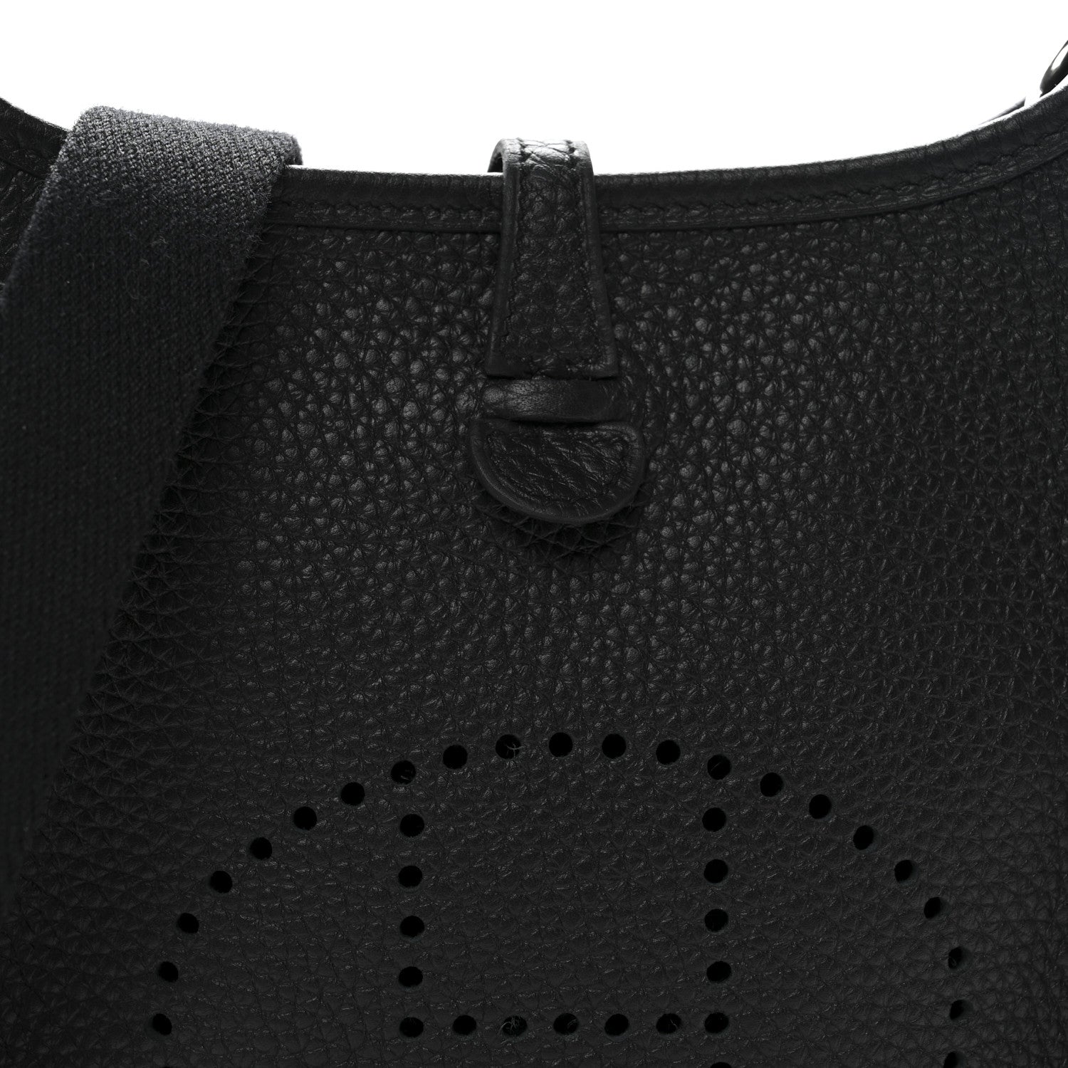 Hermes Taurillon Clemence Evelyne TPM Black 8 of 11
