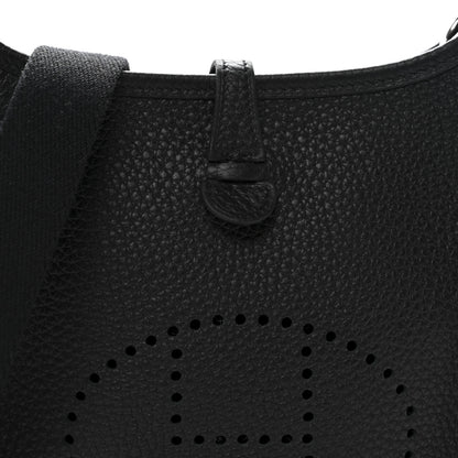 Hermes Taurillon Clemence Evelyne TPM Black 8 of 11