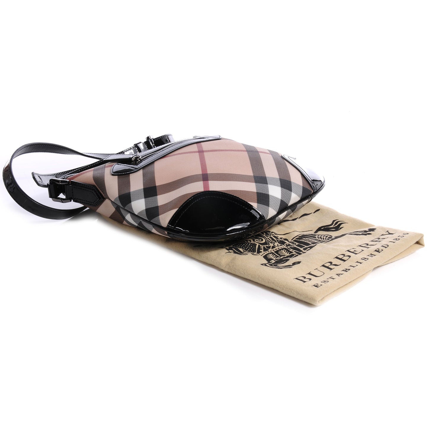 Supernova Check Small Dryden Crossbody Bag Black