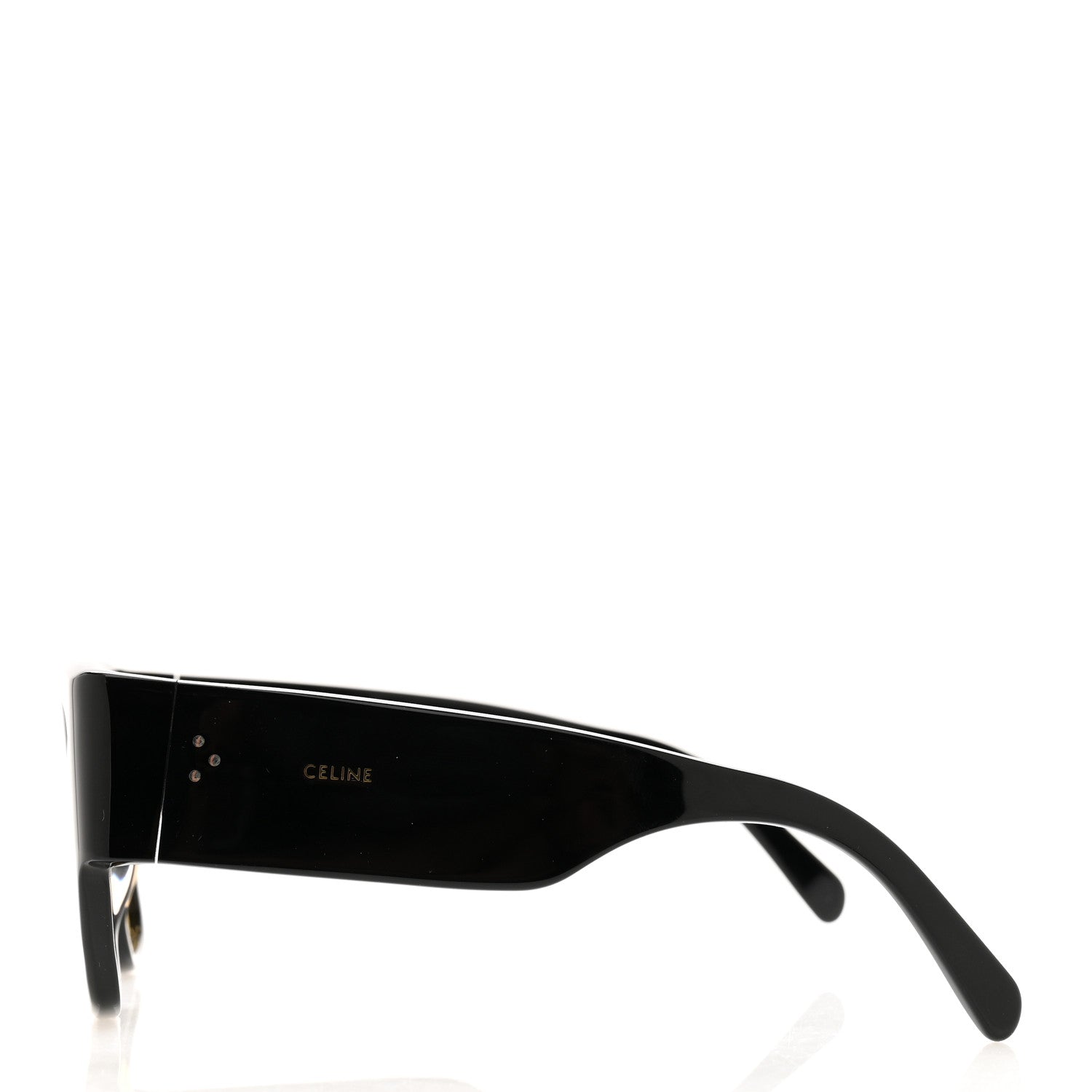 Celine Acetate Rectangular Sunglasses CL4056IN Black 3 of 7