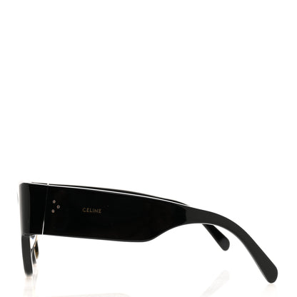 Celine Acetate Rectangular Sunglasses CL4056IN Black 3 of 7