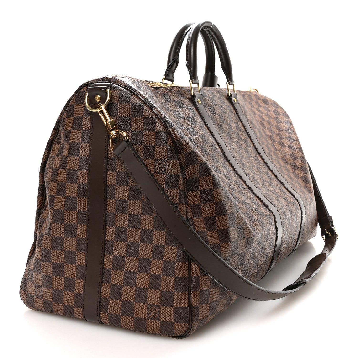 Louis Vuitton Damier Ebene Keepall Bandouliere 55 2 of 9