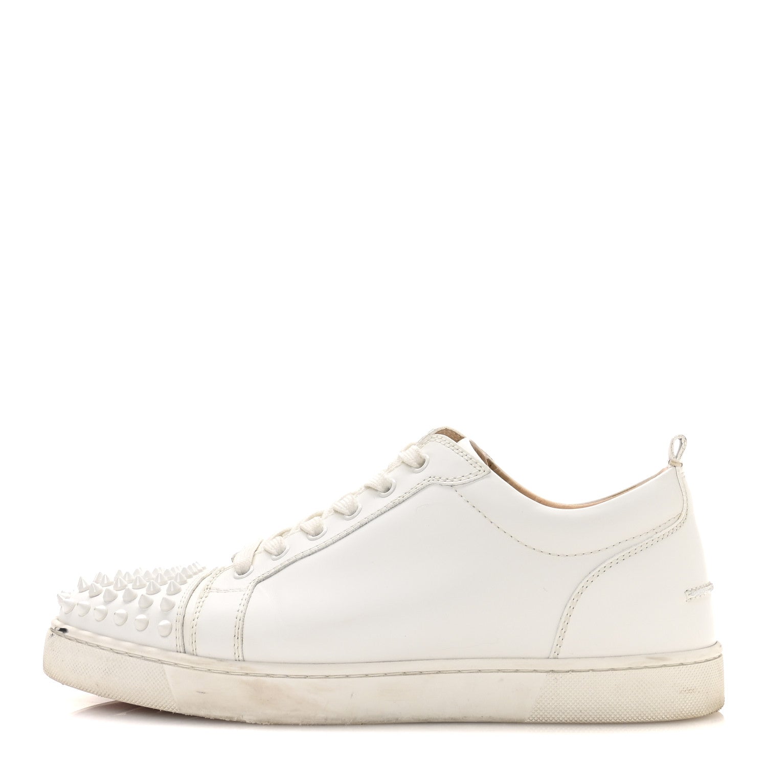 Christian Louboutin Calfskin Mens Louis Junior Spikes Flat