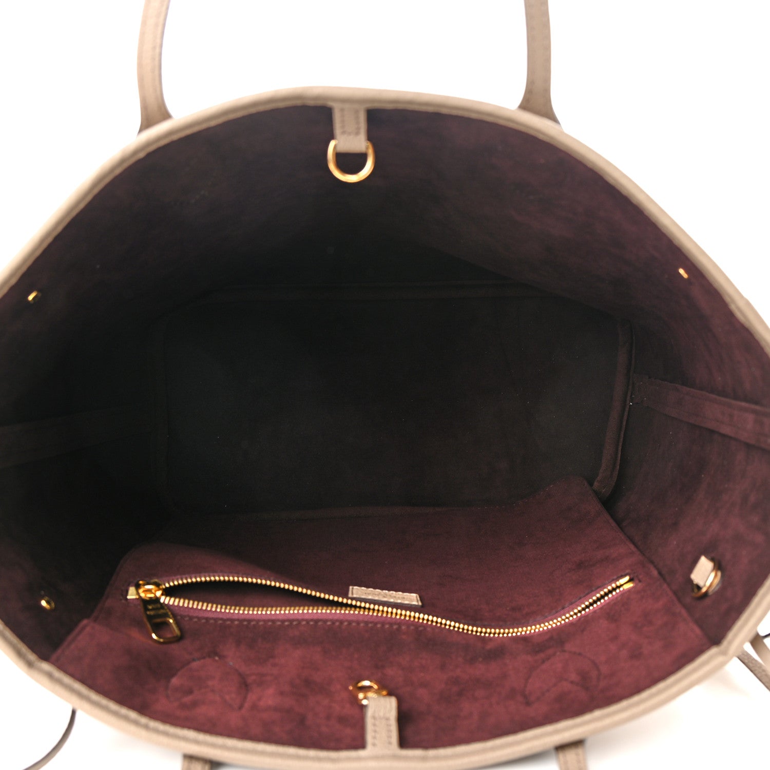 Louis Vuitton Empreinte Monogram Giant Neverfull MM Tourterelle 6 of 10