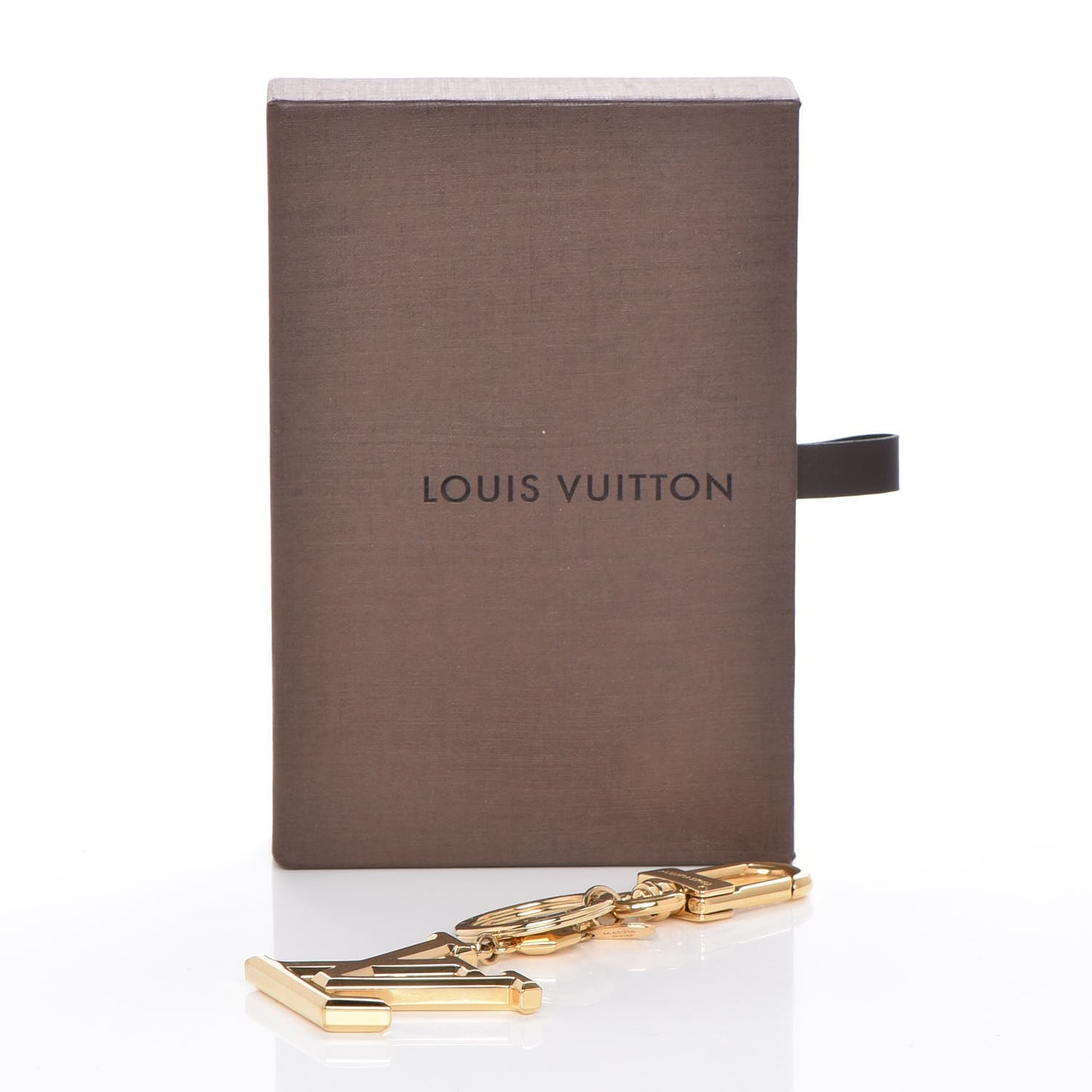 LV Facettes Bag Charm Key Holder Gold