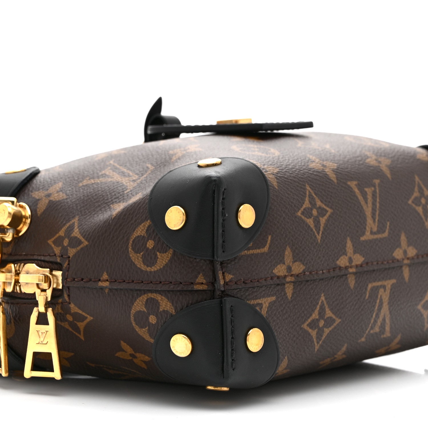 Louis Vuitton Monogram Petite Malle Souple Black 8 of 9