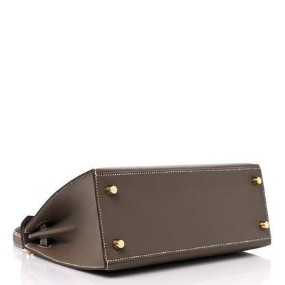 Hermes Epsom Kelly Sellier 25 Etoupe 5 of 11