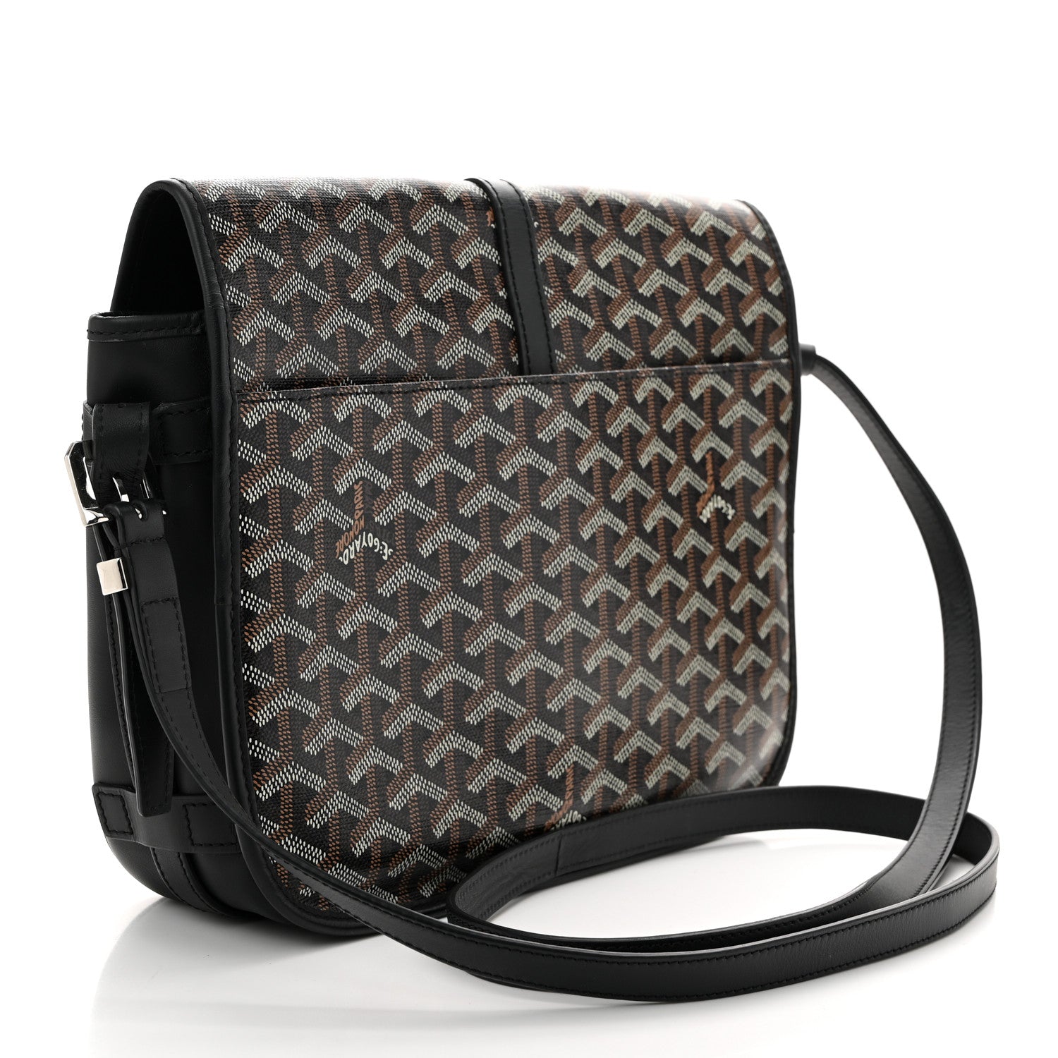 Goyard Goyardine Belvedere II MM Messenger Bag Black 3 of 10