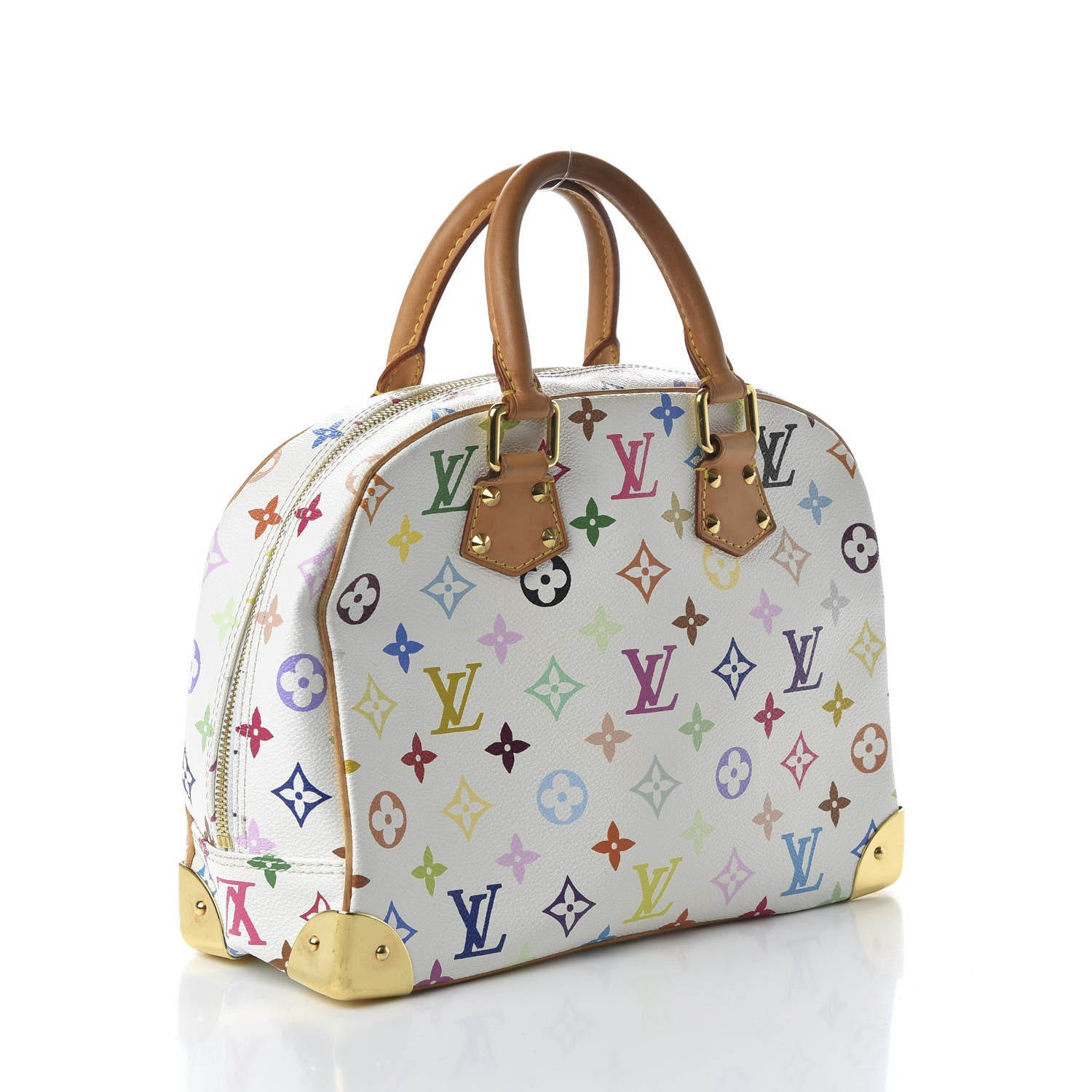 Louis Vuitton Monogram Multicolor Trouville White 3 of 9