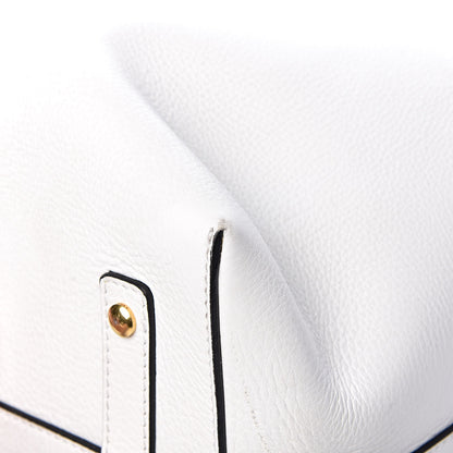 Burberry Soft Grain Calfskin Large Belt Bag White Yellow 11 of 14