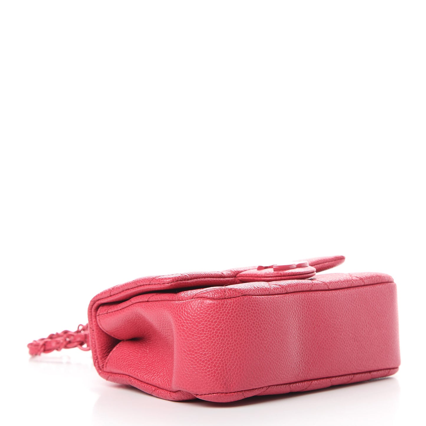 Caviar Quilted Mini Incognito Square Flap Dark Pink