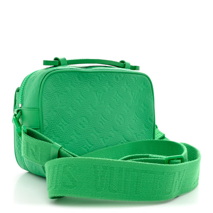 Louis Vuitton Taurillon Monogram S Lock Messenger Minty Green 3 of 10