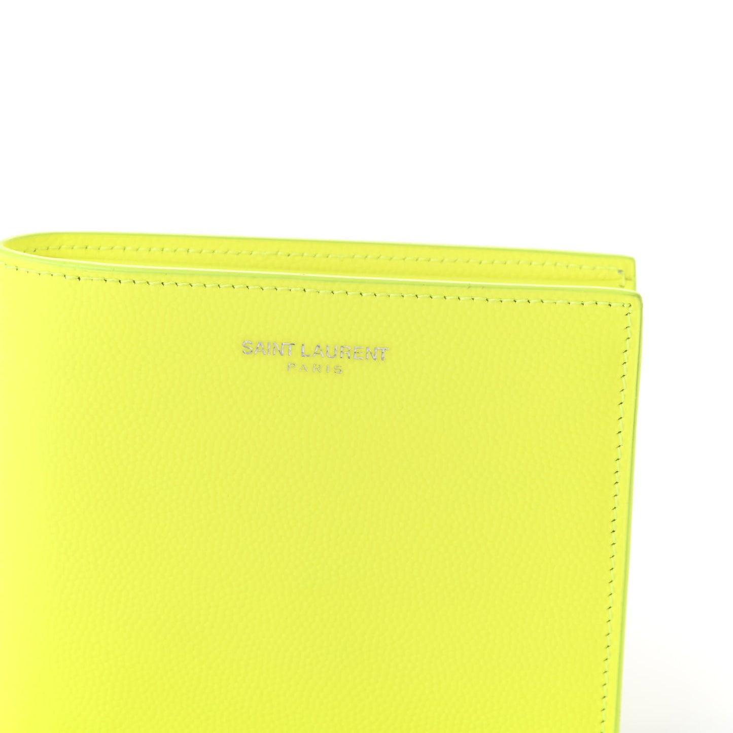 Grain De Poudre Paris East West Wallet Neon Yellow