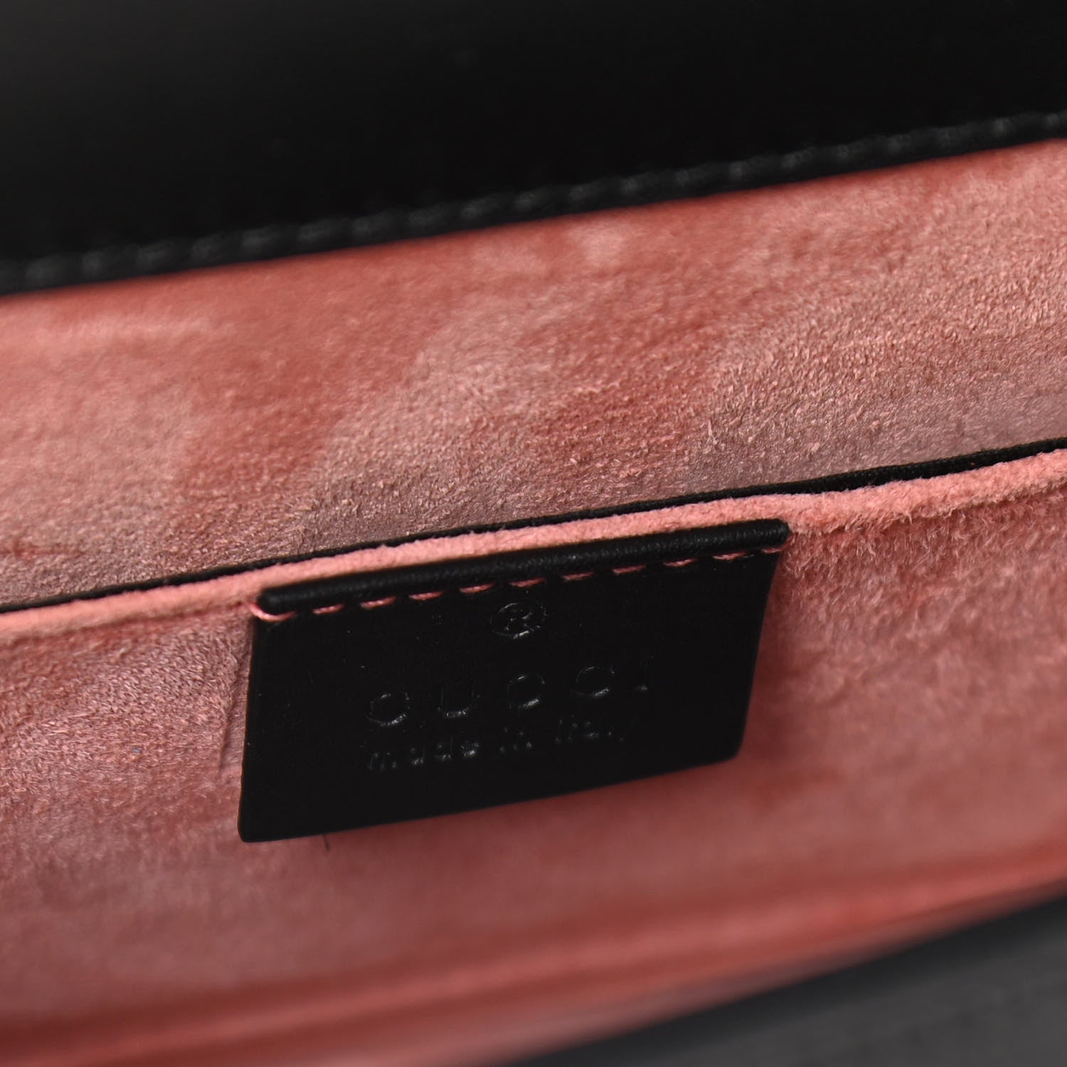 Gucci Satin Crystal Mini Sylvie Top Handle Bag Black 6 of 14