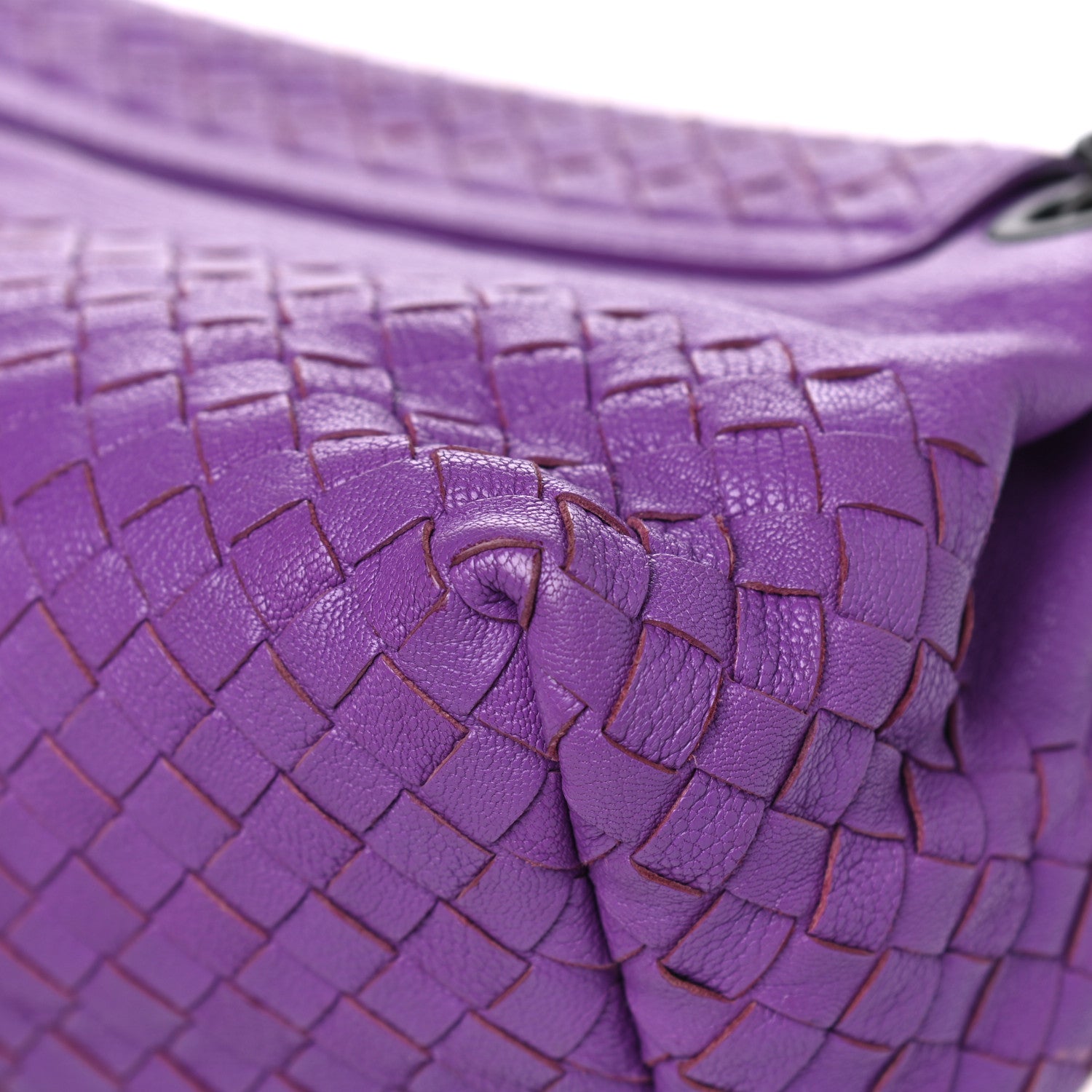 Bottega Veneta Madras Goatskin Intrecciato Small Shoulder Corot 11 of 14