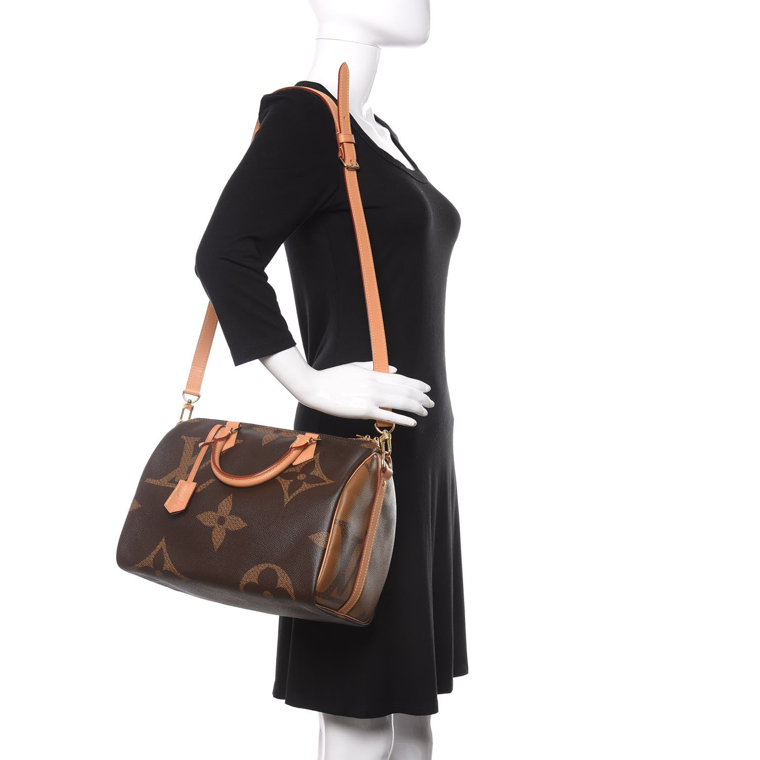 Louis Vuitton Reverse Monogram Giant Speedy Bandouliere 30 2 of 11