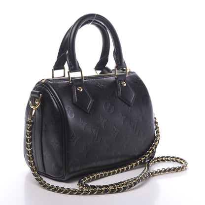 Louis Vuitton Monogram Ink Speedy BB Black 4 of 10