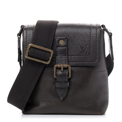 Louis Vuitton Utah Yuma Messenger Bag Café 1 of 5