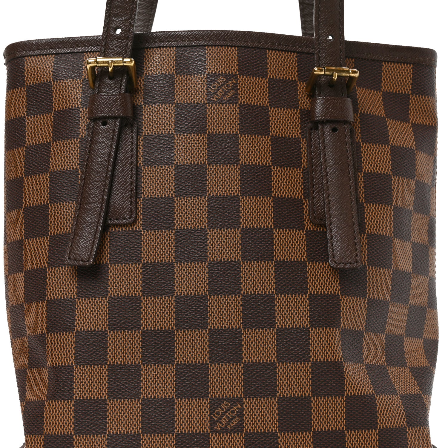 Louis Vuitton Damier Ebene Marais Bucket 23 7 of 9