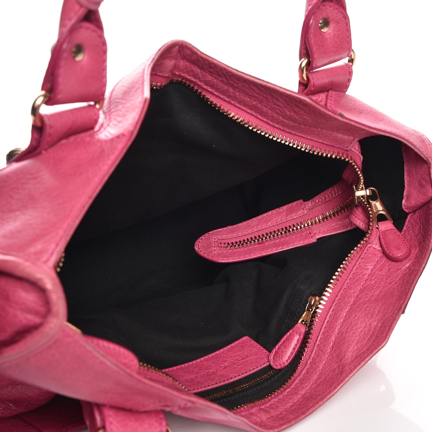 Balenciaga Agneau Giant 21 Rose Gold Hardware City Cyclamen Fucsia 6 of 8