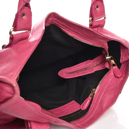 Balenciaga Agneau Giant 21 Rose Gold Hardware City Cyclamen Fucsia 6 of 8