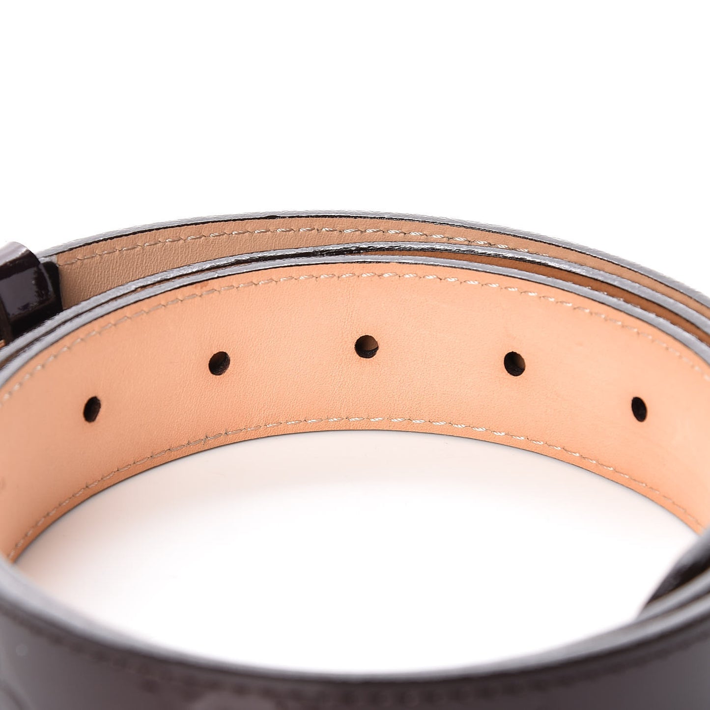 Vernis LV Frame Belt 90 36 Amarante