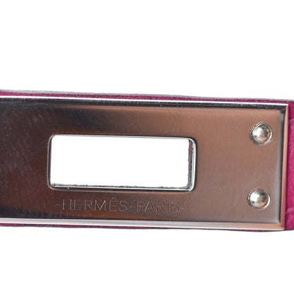 Hermes Swift Kelly Pochette Clutch Rose Pourpre 27 of 27