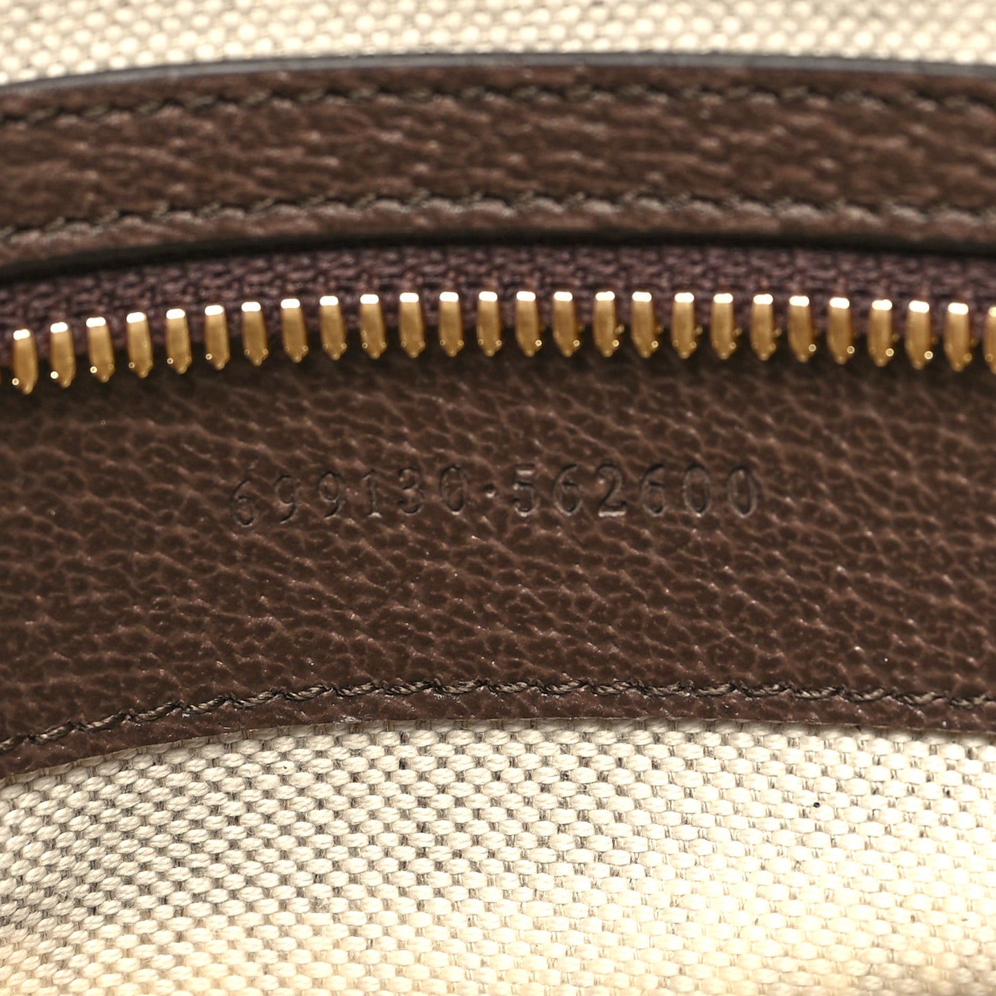 Monogram Jumbo GG Textured Dollar Calfskin Web Wristlet Messenger Bag Camel Ebony New Acero