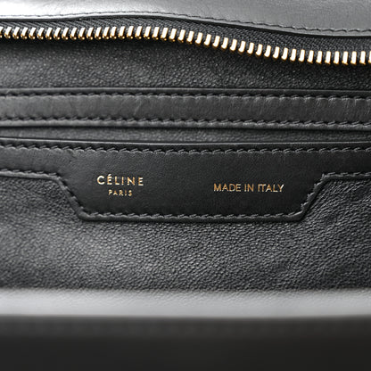 Celine Calfskin Suede Medium Tri-Color Trapeze Grey 6 of 18