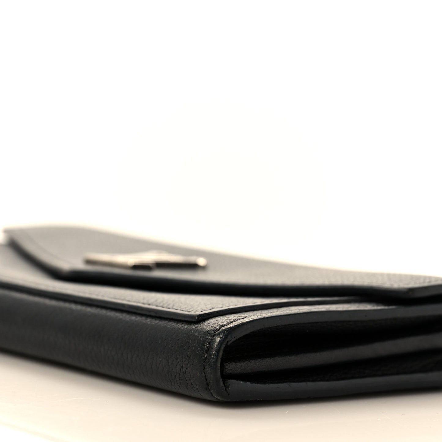 Soft Calfskin My Lockme Wallet Black