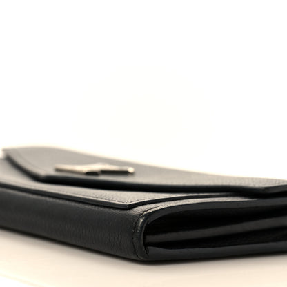 Louis Vuitton Soft Calfskin My Lockme Wallet Black 8 of 9