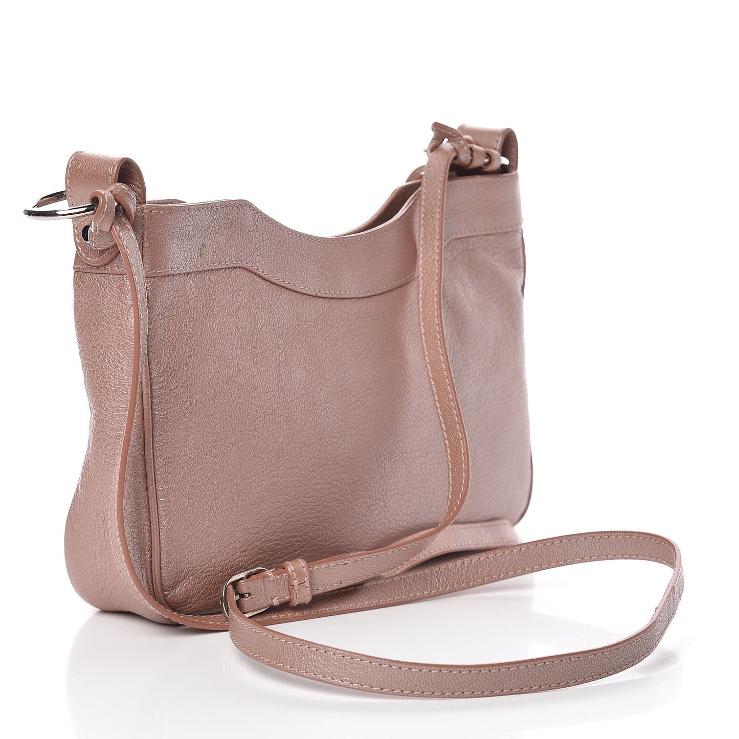 Chevre Classic Silver Hardware Hip Rose