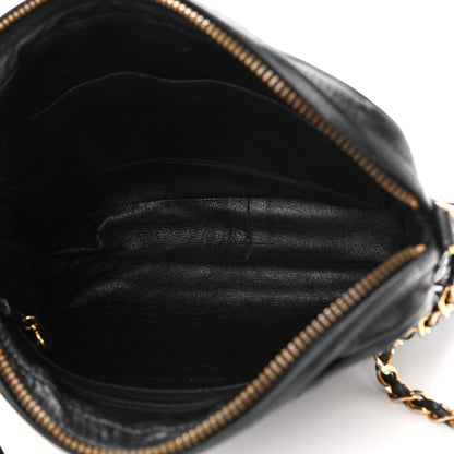 Chanel Lambskin Quilted CC Tassel Camera Case Black 5 of 19