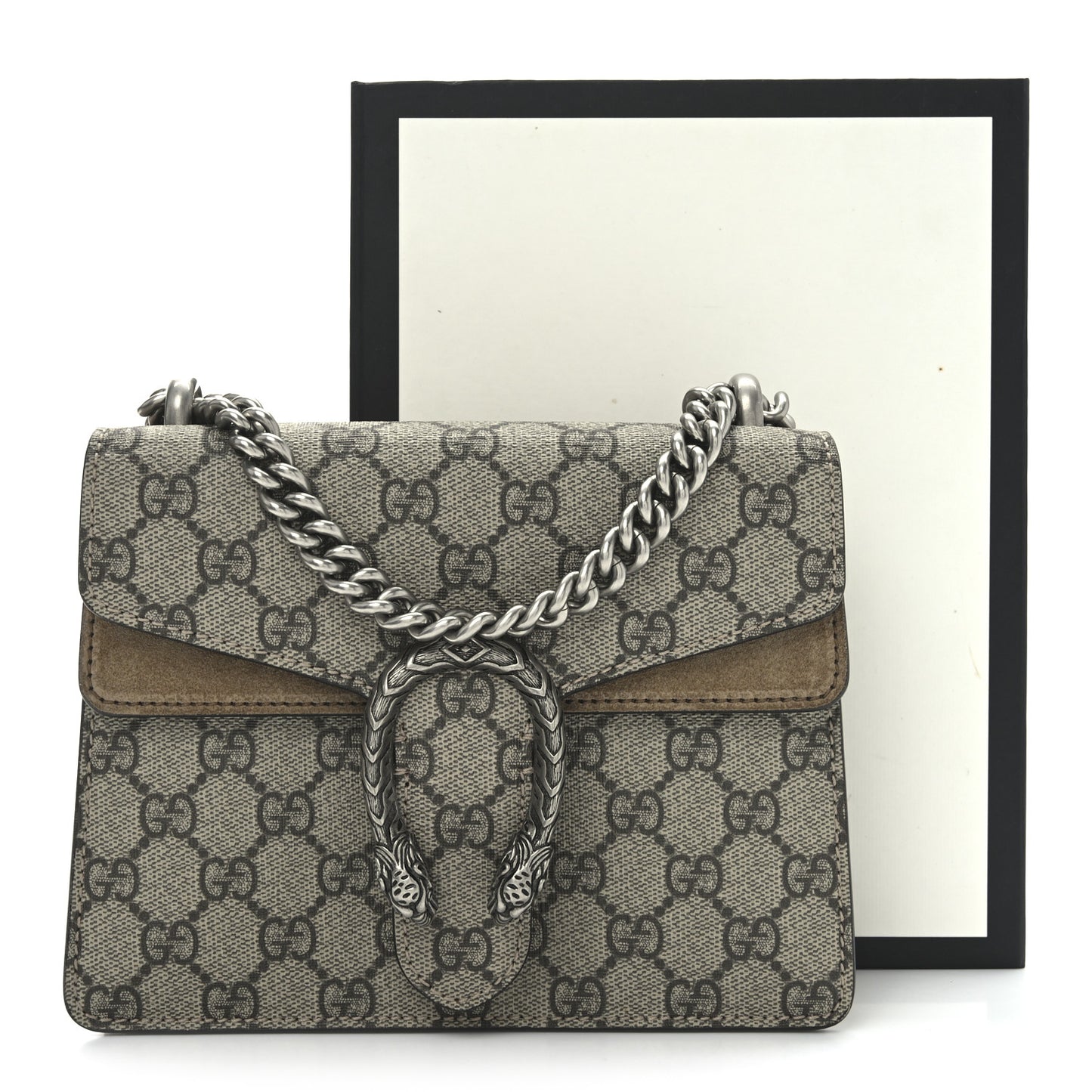 GG Supreme Monogram Mini Dionysus Shoulder Bag Taupe