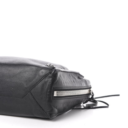 Balenciaga Veau Papier A6 Zip Around Tote Black 14 of 16