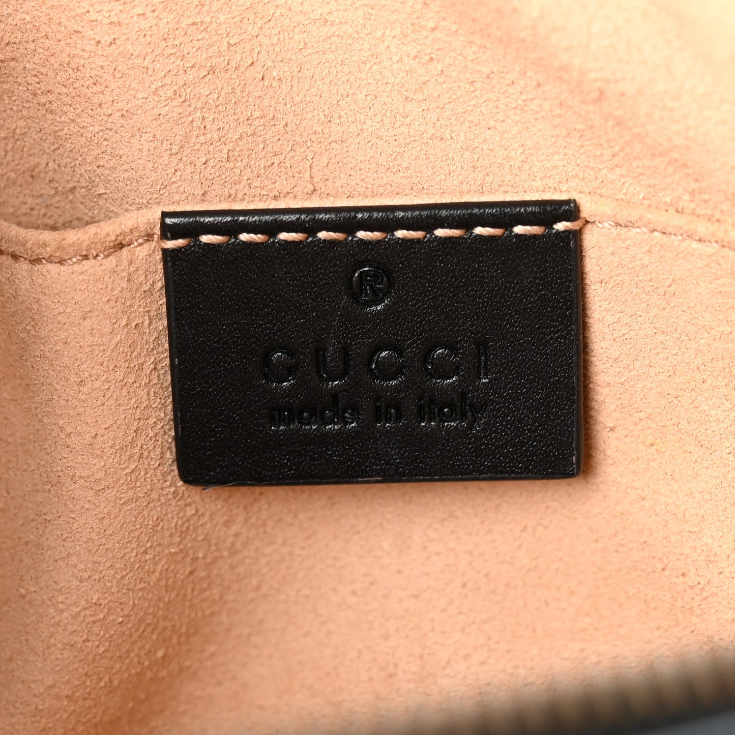 Calfskin Matelasse GG Marmont Belt Bag 85 34 Black