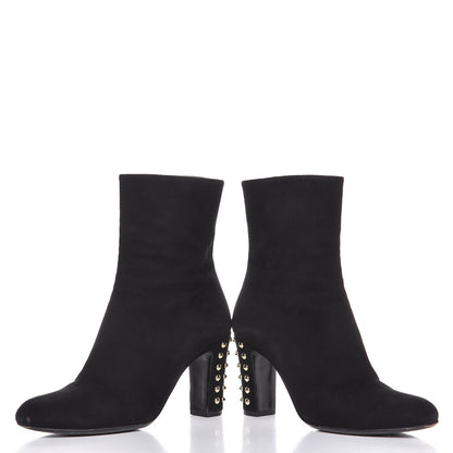 Gucci Suede Studded Melville Heel Ankle Booties 36 Black 13 of 14