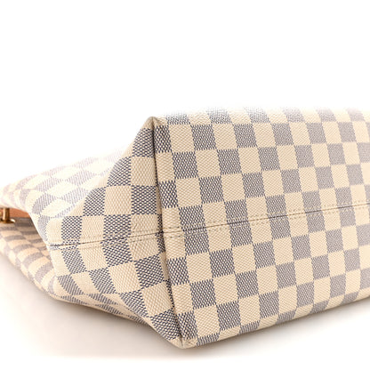 Louis Vuitton Damier Azur Graceful MM Rose Ballerine 8 of 9