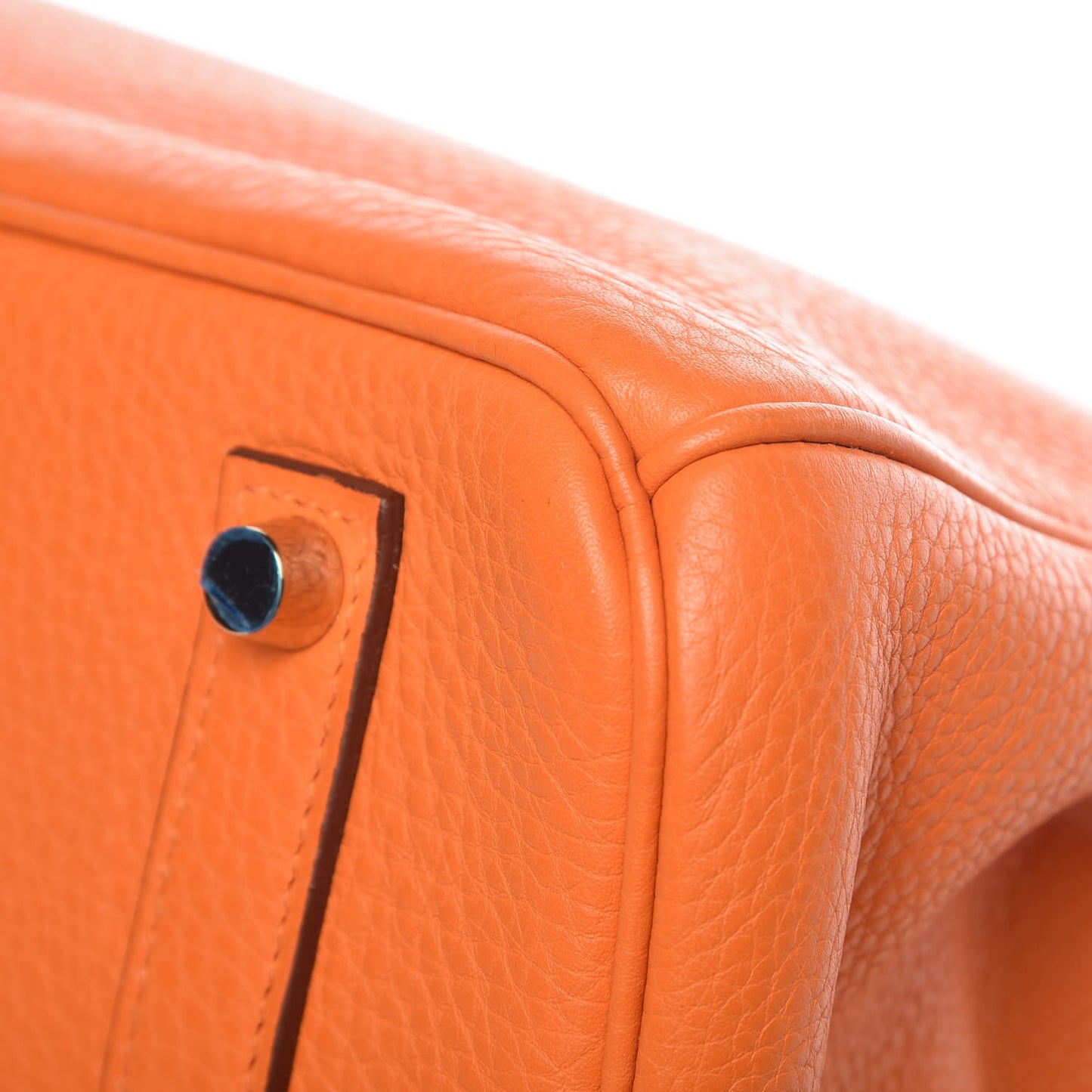 Taurillon Clemence Birkin 35 Orange
