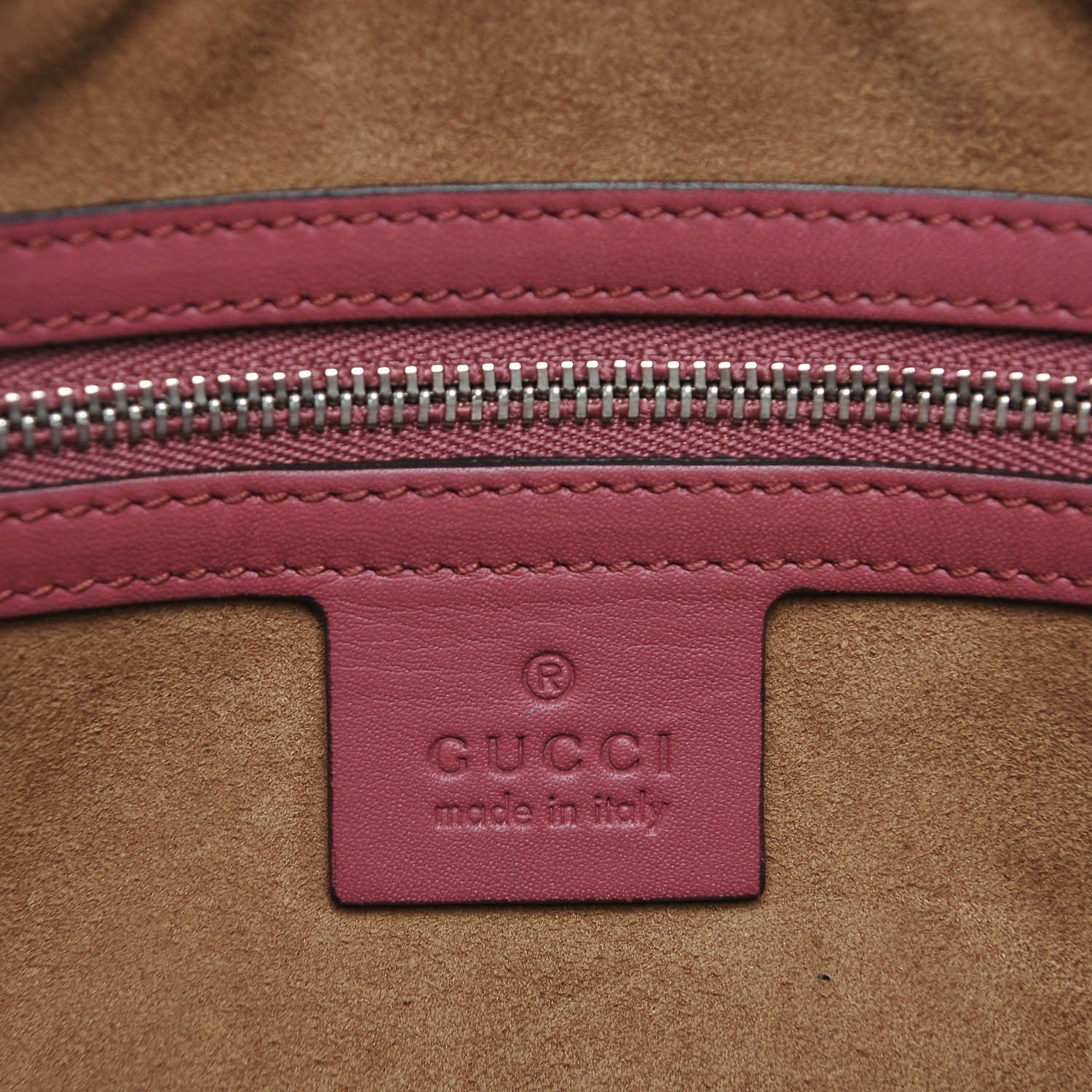 Gucci GG Supreme Monogram Blooms Small Boston Beige Multicolor Dry Rose 6 of 6