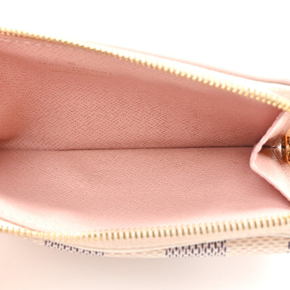 Louis Vuitton Damier Azur Recto Verso Card Holder Rose Ballerine 6 of 11